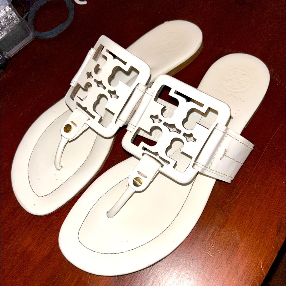Tory Burch White Sandals